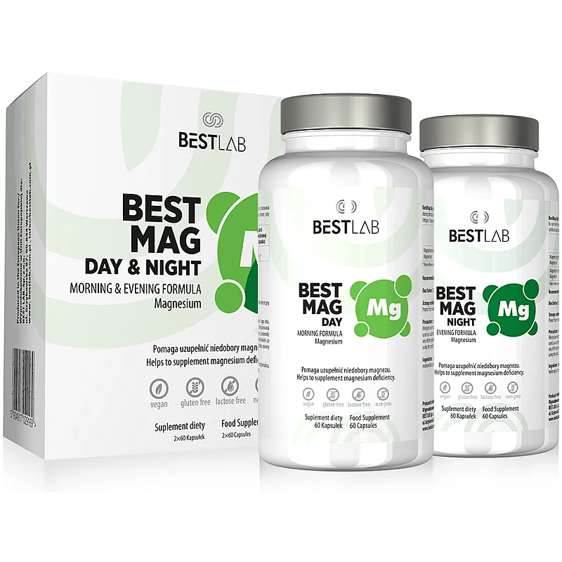 BEST LAB BestMag Day&Night 2x60 kaps.