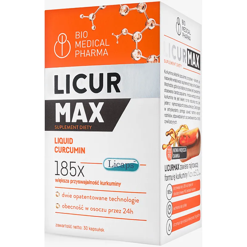 BIO MEDICAL PHARMA Licur Max 30 kaps.