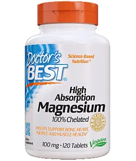 DOCTOR'S BEST High Absorption Magnesium 120 tab.