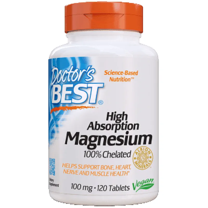 DOCTOR'S BEST High Absorption Magnesium 120 tab.