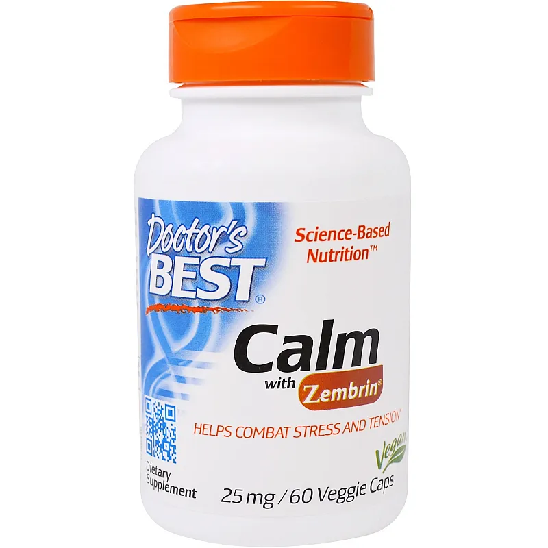 DOCTOR'S BEST Calm with Zembrin 25mg 60 kaps.