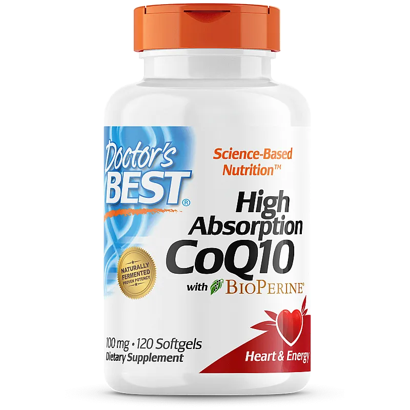 DOCTOR'S BEST High Absorption CoQ10 100mg 120 kaps.