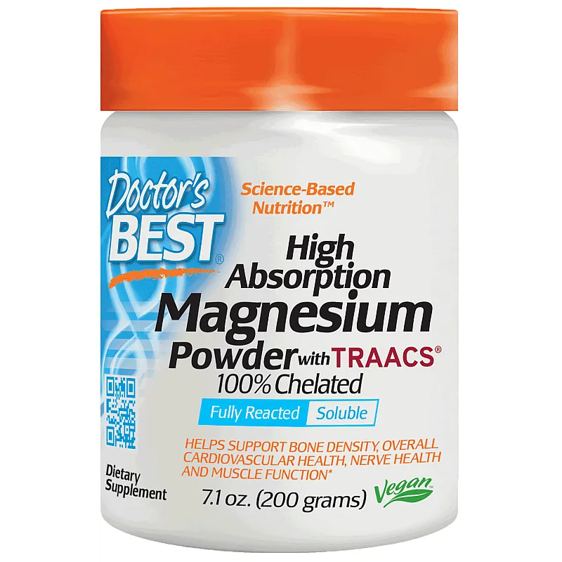 DOCTOR'S BEST High Absorption Magnesium Powder 200g