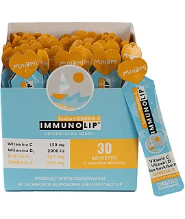 DWATRO ImmunoLip Junior + Omega-3 30 saszetek