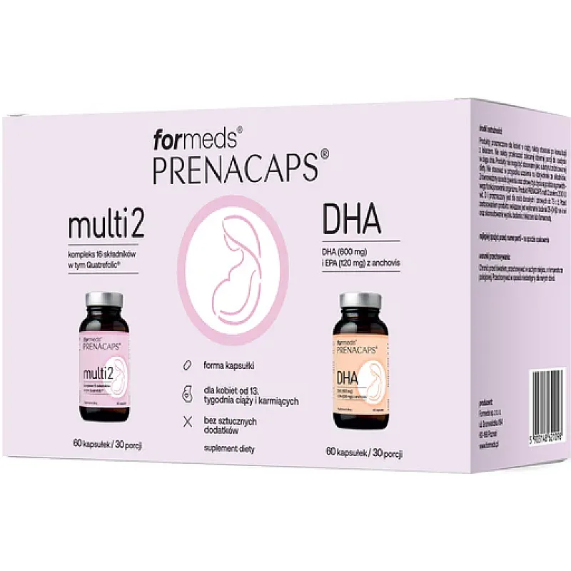 FORMEDS Prenacaps Multi 2 60 kaps. + DHA 60 kaps.