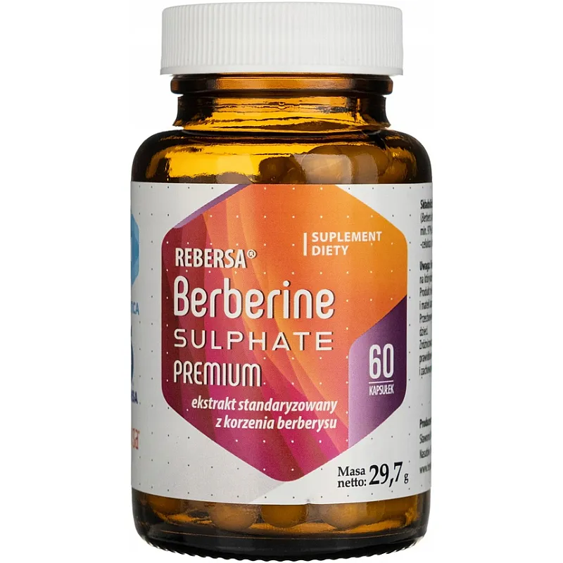 HEPATICA Berberine Sulphate Premium 60 kaps.