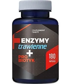 HEPATICA Enzymy Trawienne + Probiotyk 180 kaps.