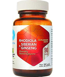 HEPATICA Rhodiola & Siberian Ginseng 90 kaps.