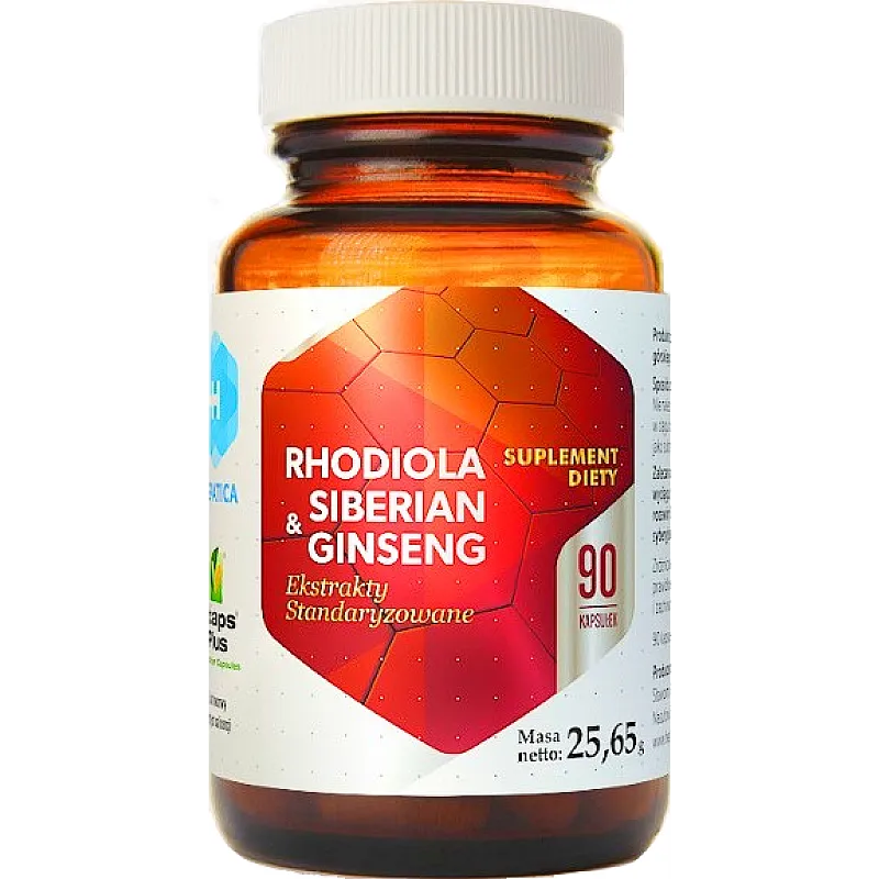 HEPATICA Rhodiola & Siberian Ginseng 90 kaps.