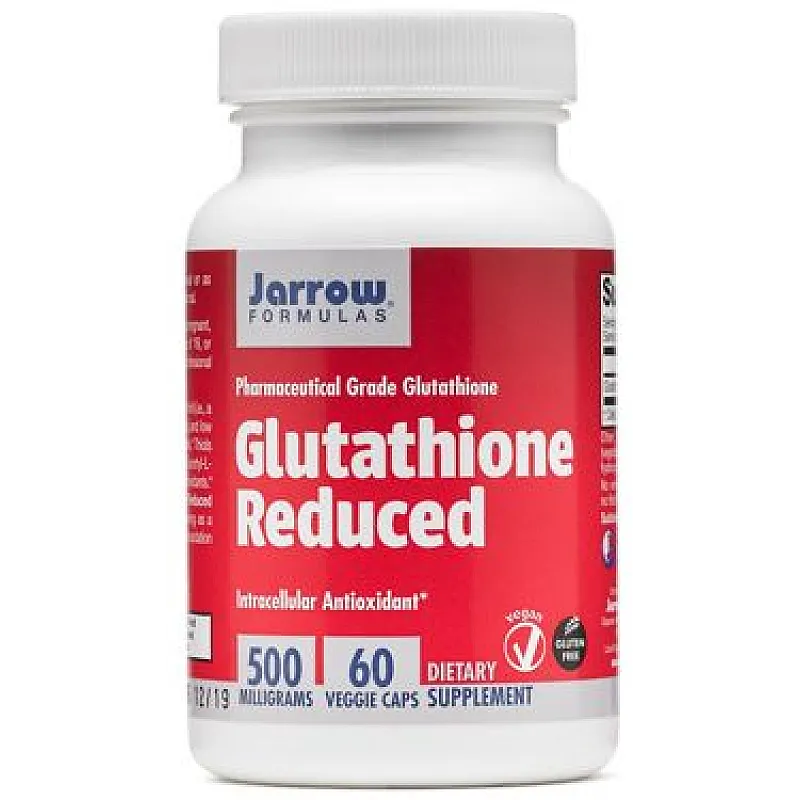 JARROW Glutathione Reduced 500mg 60 kaps.