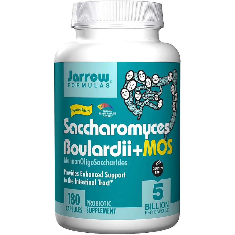 JARROW Saccharomyces Boulardii + MOS 180 kaps.