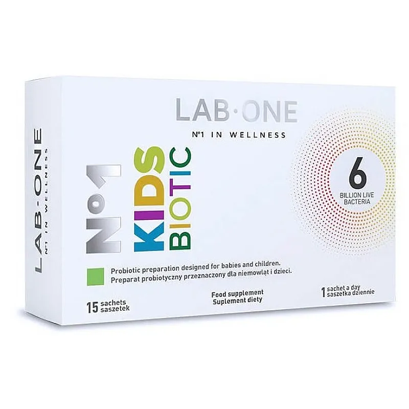 LAB ONE No1 KidsBiotic 15 sasz.