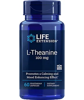 LIFE EXTENSION L-Theanine 100mg 60 kaps.