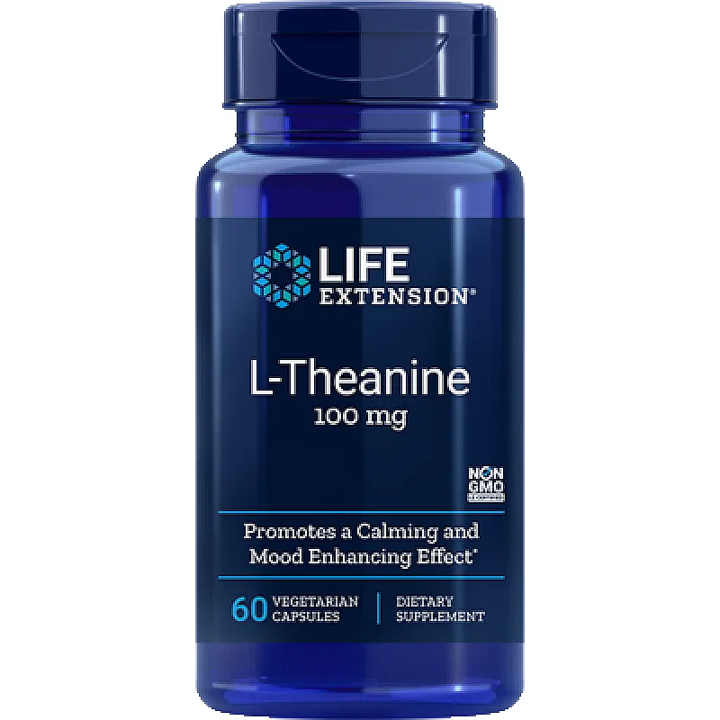 LIFE EXTENSION L-Theanine 100mg 60 kaps.