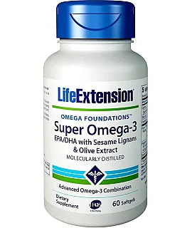 LIFE EXTENSION Super Omega-3 60 kaps.