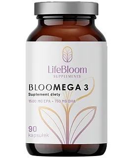 LIFEBLOOM BlooMega-3 90 kaps.