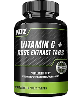 MZ-STORE Vitamin C + Rose Extract Tabs 200 tab. (witamina C)