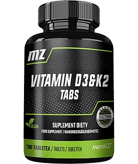 MZ-STORE Vitamin D3 & K2 Tabs 180 tab.