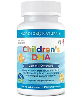 NORDIC NATURALS Children's DHA 250mg 180 softgels