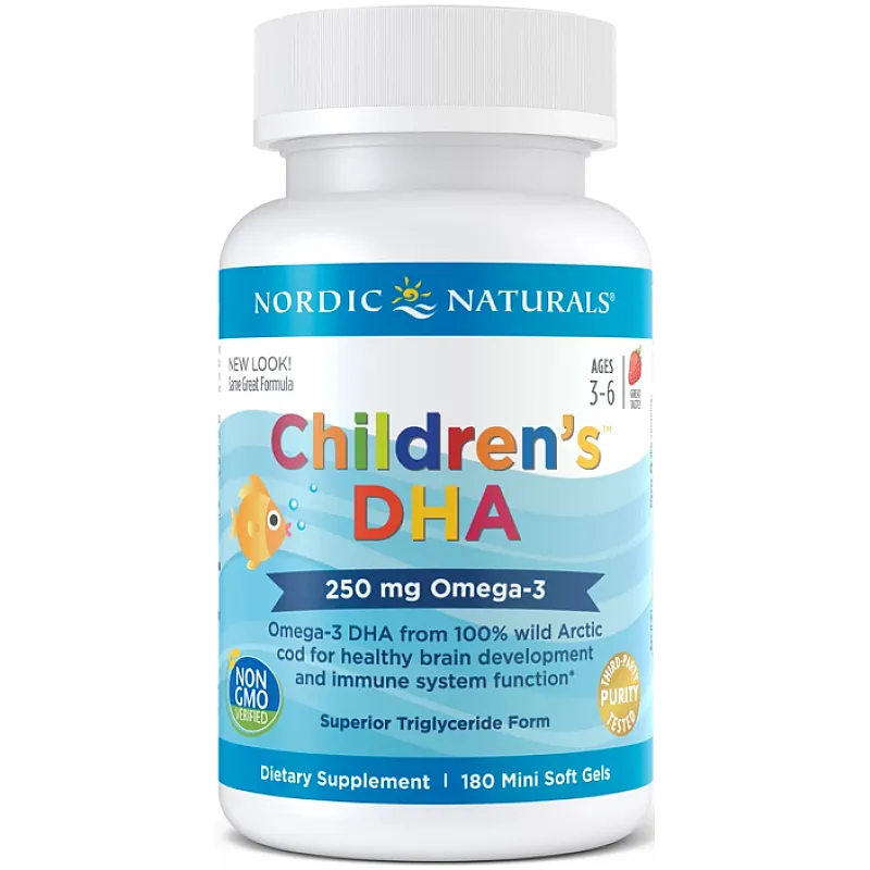 NORDIC NATURALS Children's DHA 250mg 180 softgels