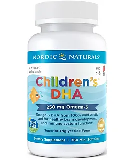 NORDIC NATURALS Children's DHA 250mg 360 softgels