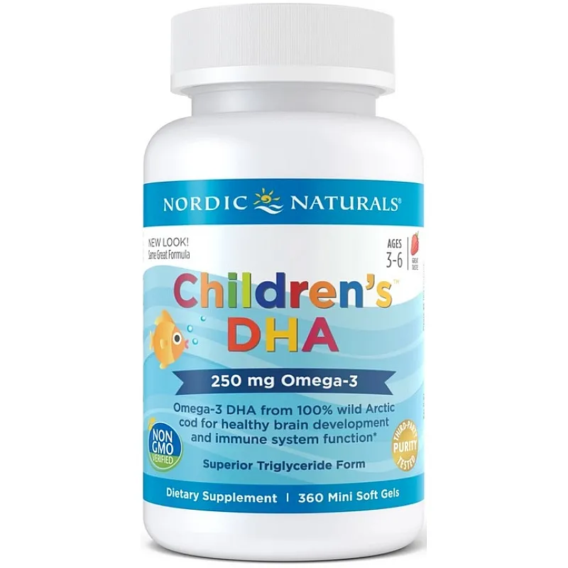 NORDIC NATURALS Children's DHA 250mg 360 softgels