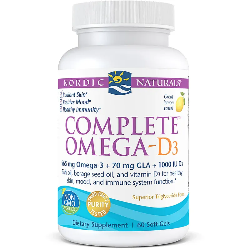 NORDIC NATURALS Complete Omega D3 60 kaps.