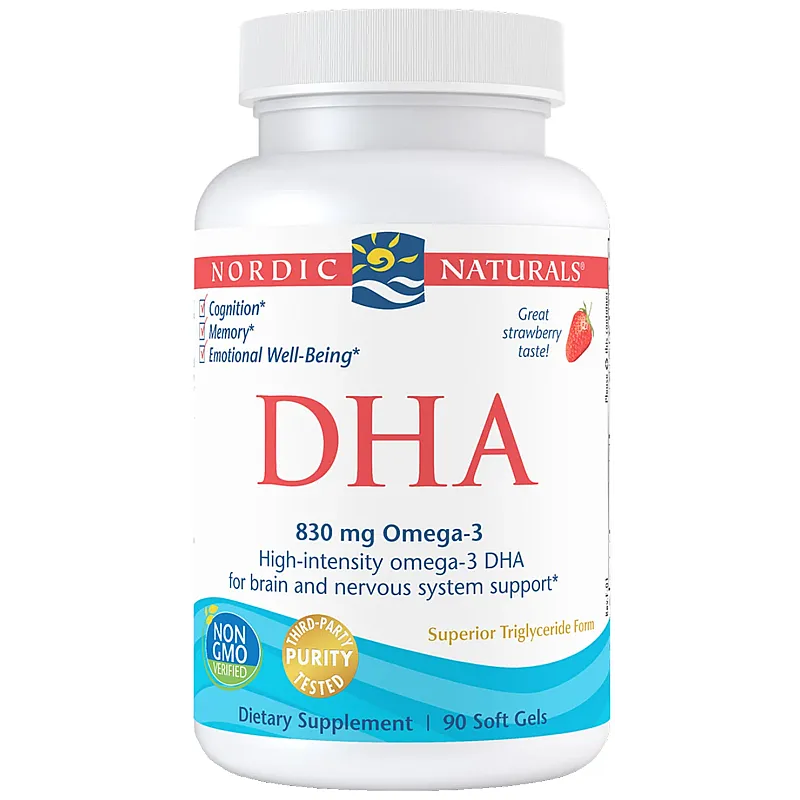 NORDIC NATURALS DHA 830mg 90 softgels