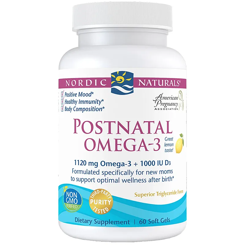 NORDIC NATURALS Postnatal Omega-3 60 softgels