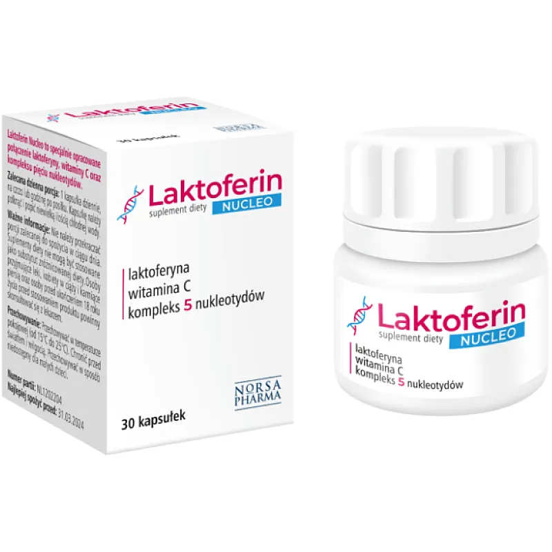 NORSA PHARMA Laktoferin Nucleo 30 kaps.