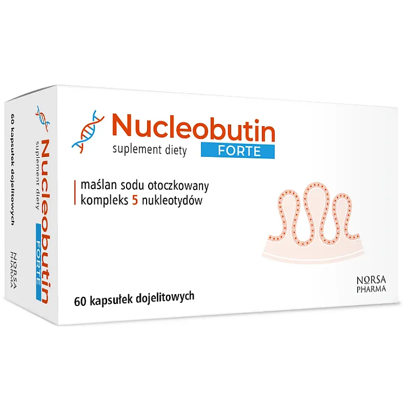 NORSA PHARMA Nucleobutin Forte 60 kaps.