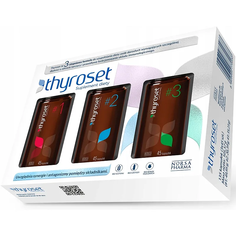 NORSA PHARMA Thyroset 3x45 kaps.