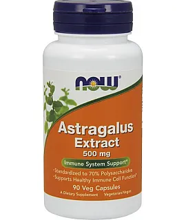 NOW FOODS Astragalus Extract 500mg 90 kaps.