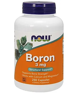 NOW FOODS Boron 3mg 250 kaps.