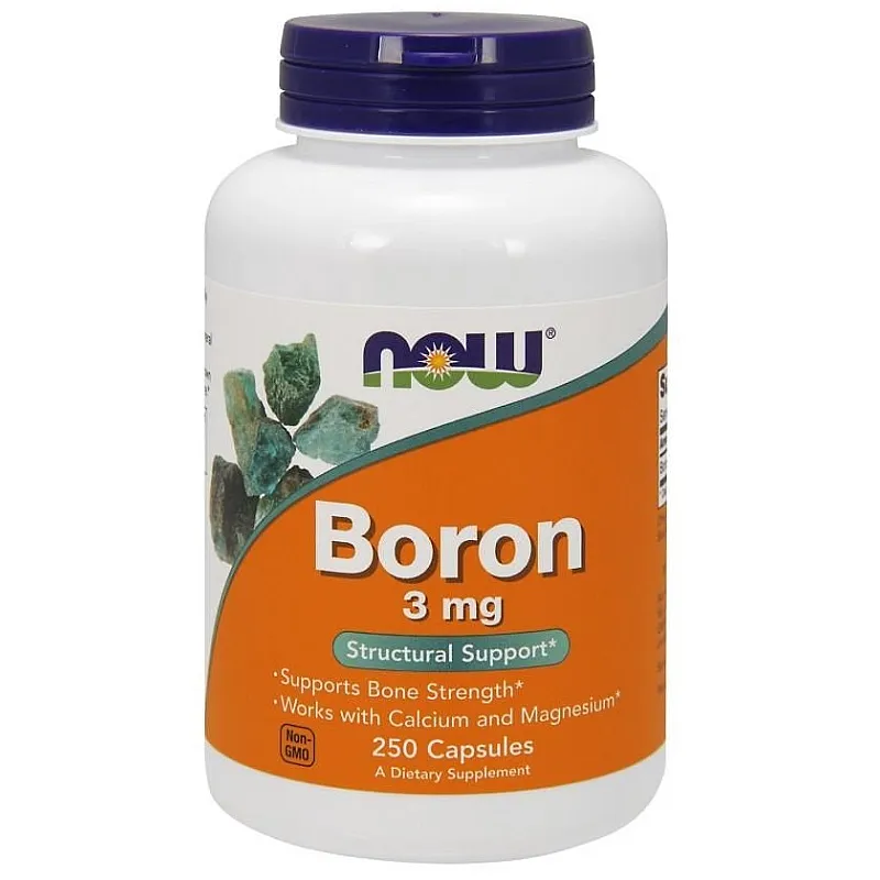 NOW FOODS Boron 3mg 250 kaps.