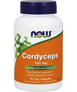 NOW FOODS Cordyceps 750mg 90 kaps.