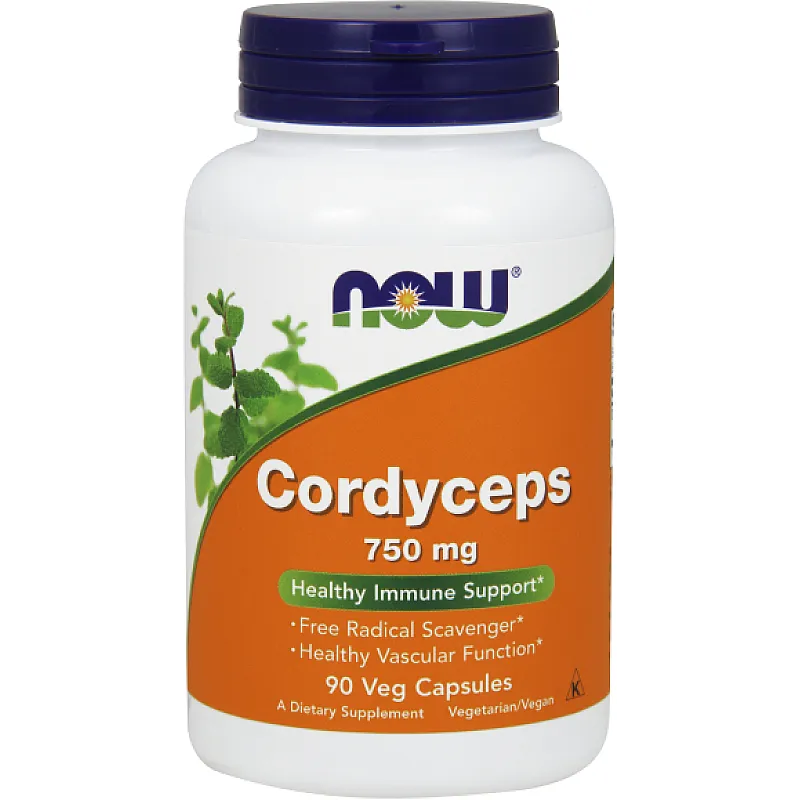 NOW FOODS Cordyceps 750mg 90 kaps.