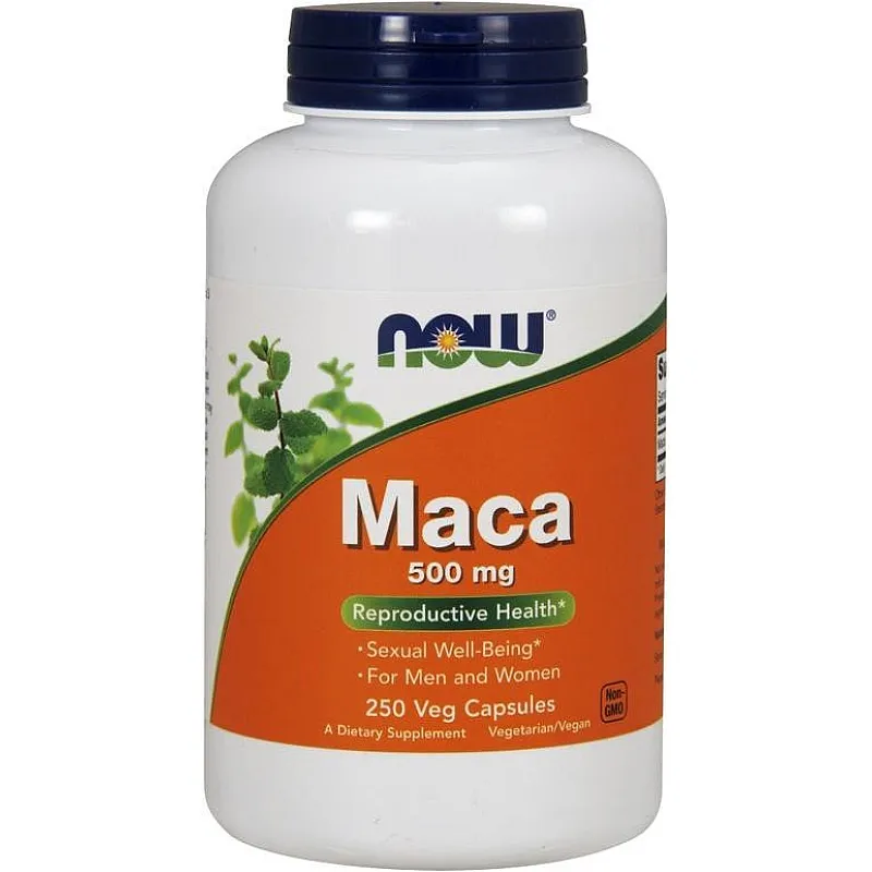 NOW FOODS Maca 500mg 250 kaps.