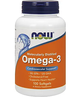 NOW FOODS Omega-3 100 softgels