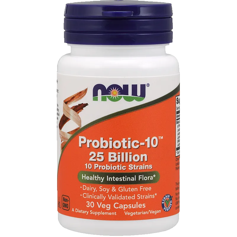 NOW FOODS Probiotic-10 100 Billion 30 kaps.