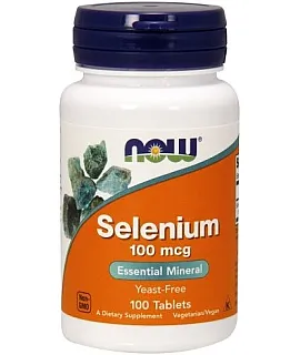 NOW FOODS Selenium 100mcg 100 tab.