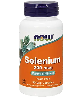 NOW FOODS Selenium 200mcg 90 kaps.