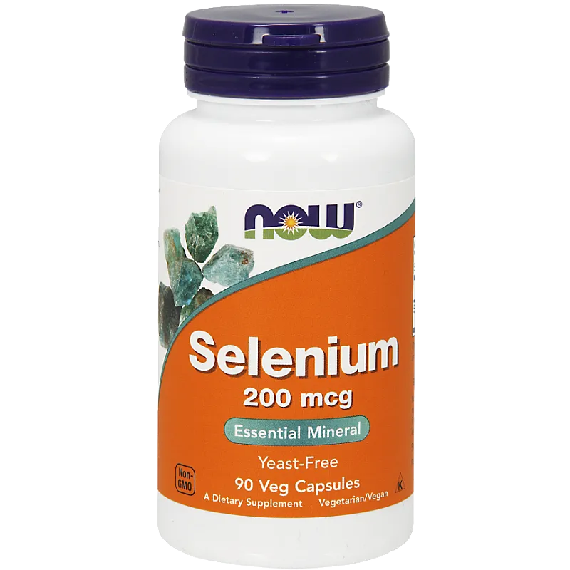 NOW FOODS Selenium 200mcg 90 kaps.