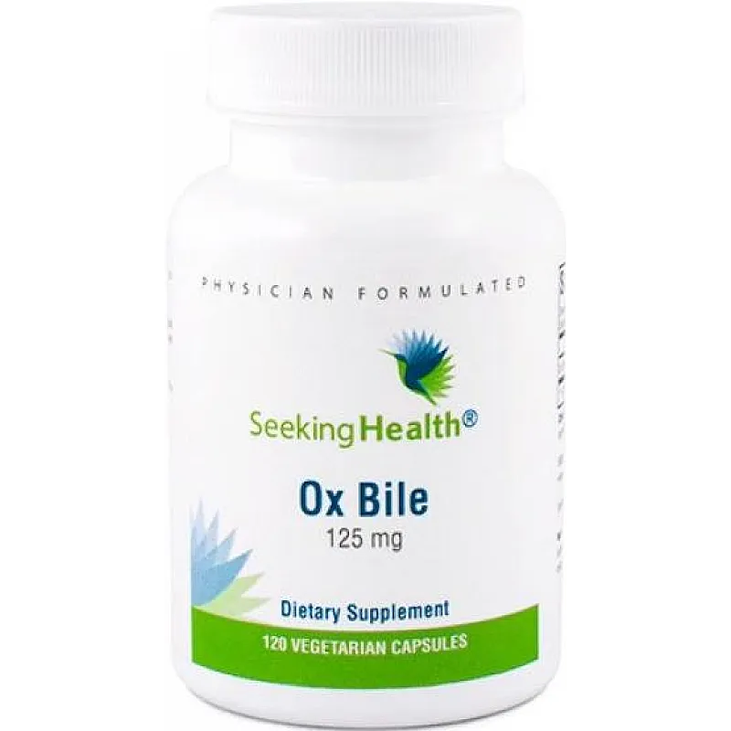 SEEKING HEALTH Ox Bile 125mg 120 kaps.