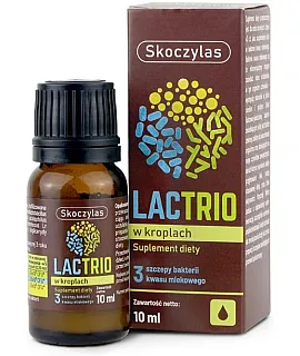 SKOCZYLAS Lactrio, probiotyk w kroplach 10 ml