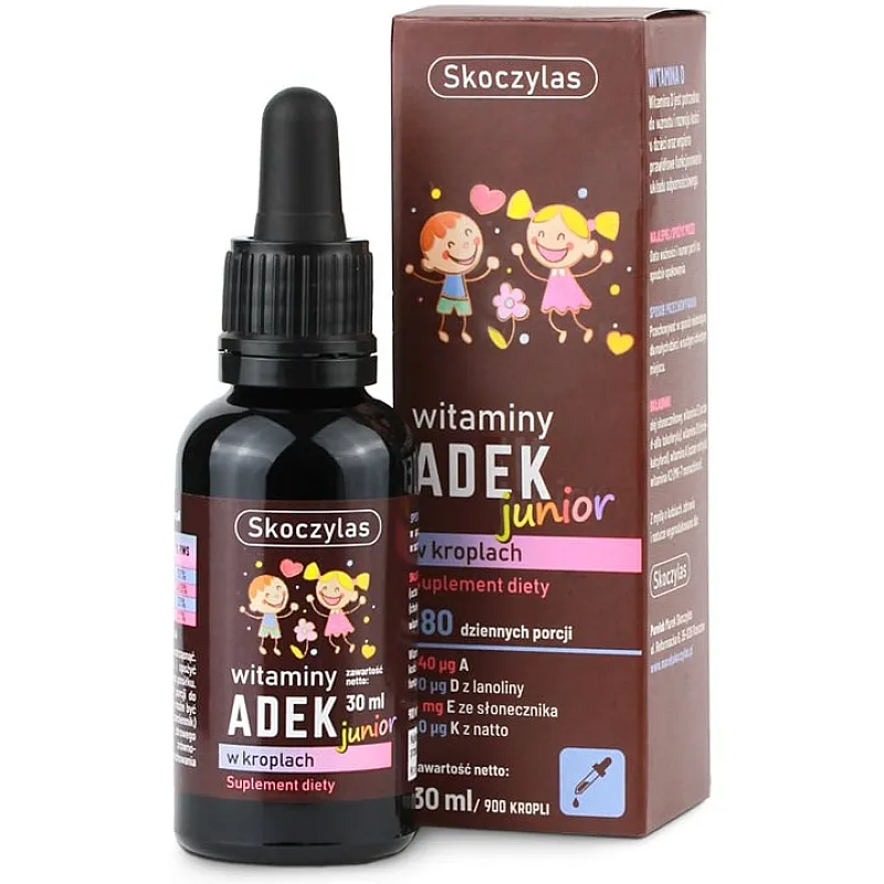 SKOCZYLAS Witaminy ADEK Junior 30 ml