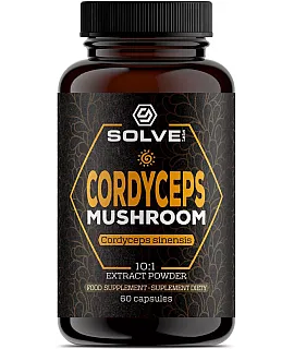 SOLVE LABS Cordyceps Mushroom (ekstrakt) 60 kaps.