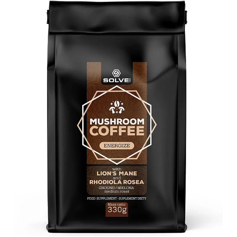 SOLVE LABS Mushroom Coffee Lion's Mane + Rhodiola 330g