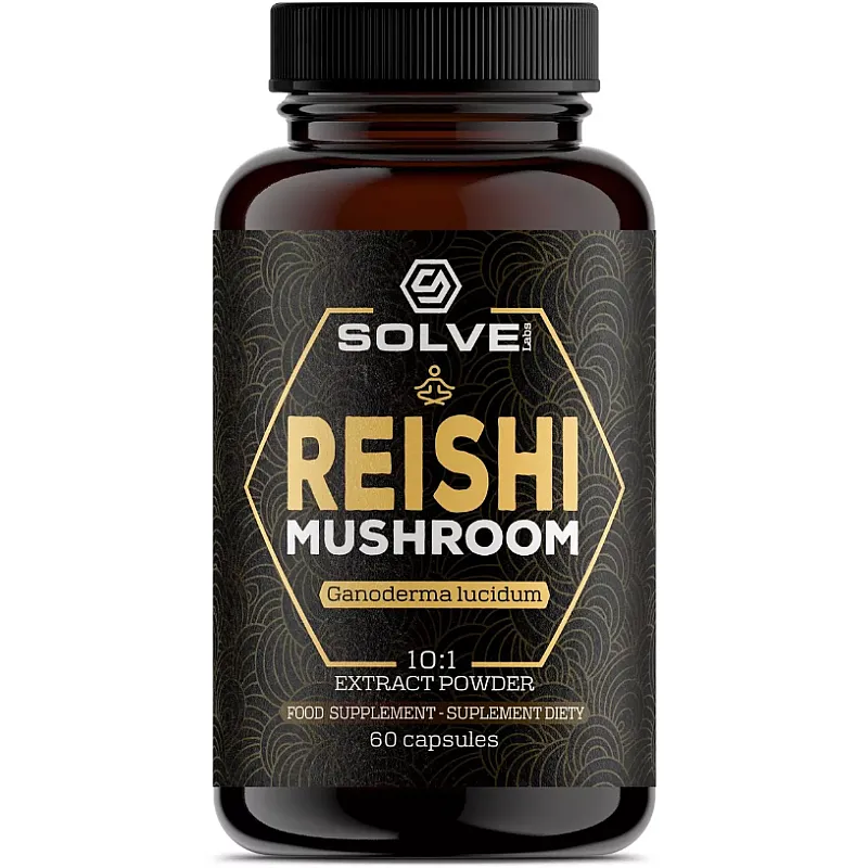 SOLVE LABS Reishi Mushroom 60 kaps.