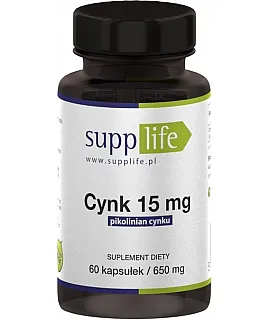 SUPPLIFE Cynk 15mg 60 kaps.